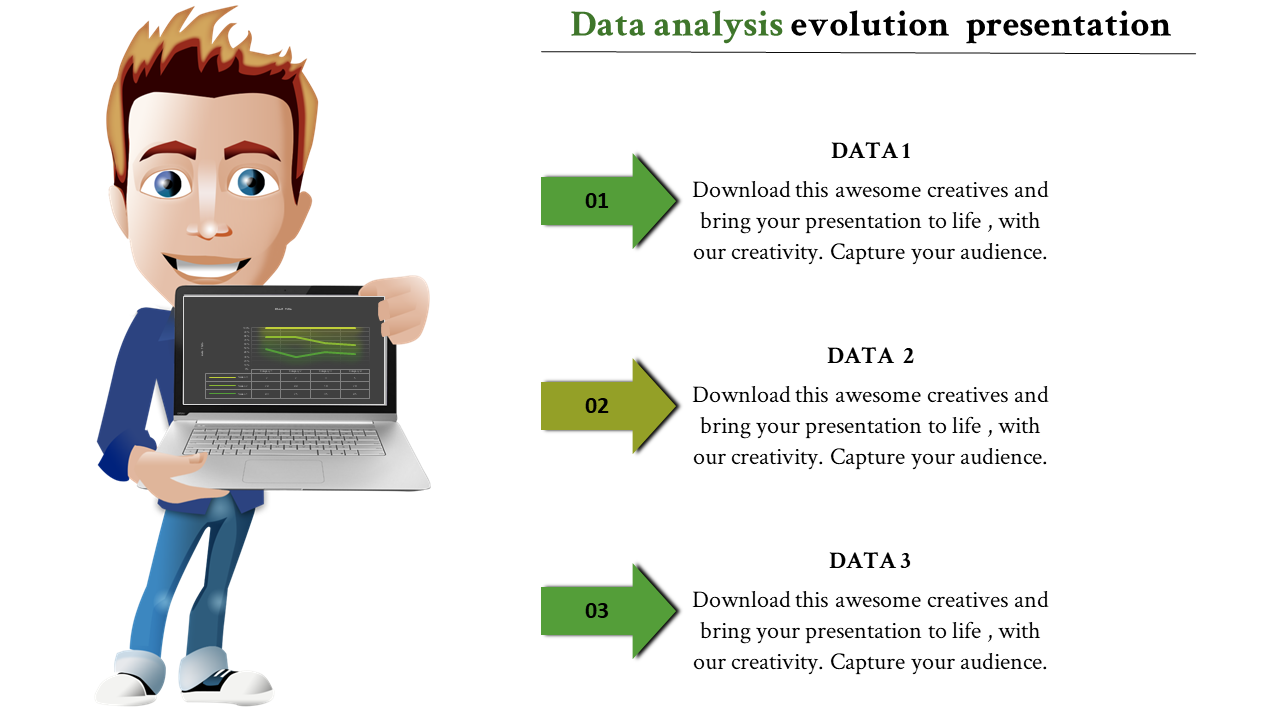 data analysis ppt templates-data -analysis-3-green